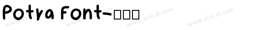 Potra Font字体转换